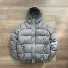 【即日発送】NIKE 90s 00s ダウンジャケット 刺繍ロゴ グレーy2k