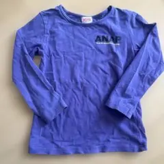 ANAP キッズ 長袖カットソー 紫