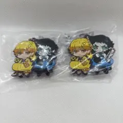 鬼滅の刃 キャラばんちょうこうラバーマスコット 拾参ノ型 無限城編　善逸&獪岳