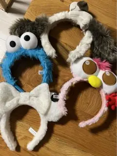 USJ キャラクターカチューシャ 4点セット