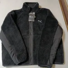 PUMA フリースジャケット ブラック
