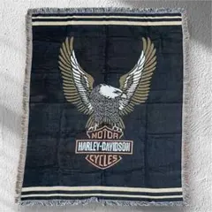アメリカンイーグル ハーレーダビッドソン 大判ラグ ブランケット ソファカバー