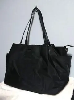 【美品】agnes b. アニエスベー ボヤージュ 黒 大きめ ショルダーバッグ