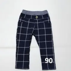 MPS チェック柄 パンツ 90cm