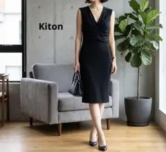Kiton ベージュ 半袖 ひざ丈ワンピース 2026年最新】Kiton レディース ひざ丈ワンピースの人気アイテム - メルカリ