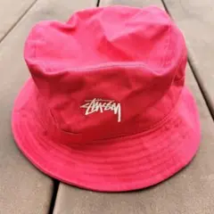 ステューシー　Stussy ピンク バケットハット S/M