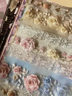 No.28デザインペーパー☆コラージュシート☆おすそ分け