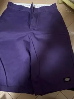 【即日発送可能】Dickies WD42283 紫 ハーフパンツ 32