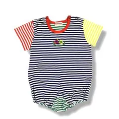 【美品】ミキハウス　miki HOUSE 子供服　70センチ　ロンパース　半袖