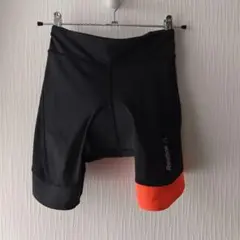 【Reebok】LES MILLS インナーパンツ／レーサーパンツ 黒×オレンジのサムネイル