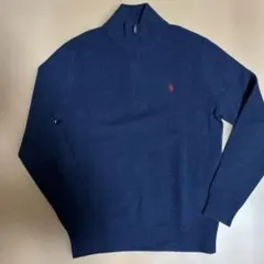 Polo Ralph Lauren ネイビー ジップアップセーター