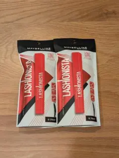 メイベリン ラッシュニスタ N マスカラ 01 ブラック 2本セット