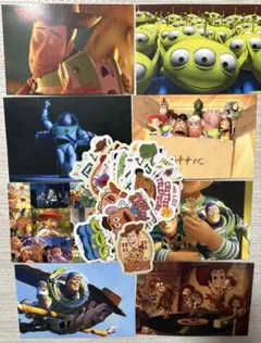 ピクサーくじ トイ・ストーリー ポストカードとステッカーセット