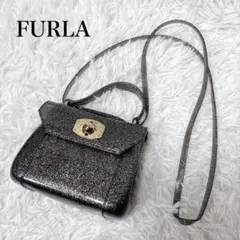 【極美品】FURLA キャンディ グリッター ショルダーバッグ 廃盤 希少