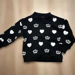 BABY DOLL ブラック トレーナー 90