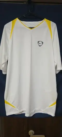 NIKE ナイキ トレーニングシャツ ホワイト×イエロー XLサイズ相当