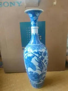 再出品] 景徳鎮 薄胎磁器の花瓶と箱 - メルカリ