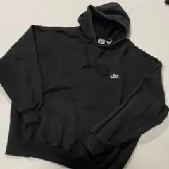 NIKE ナイキ パーカー フーディ 刺繍ロゴ ワンポイントロゴ 白タグ 90s