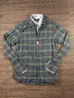 Scotch&Soda 緑と黒のチェック柄ネルシャツ 新品 未使用　Mのサムネイル