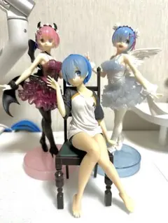 Re:ゼロから始める異世界生活 フィギュア 3体セット レムレムラム