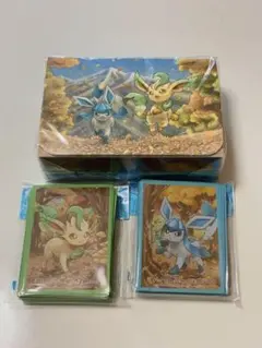ポケモンカード ダブルデッキケース デッキシールド リーフィア&グレイシア