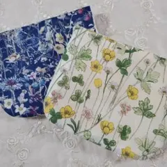 リバティfuwara6重ガーゼハンカチ2枚◇ジョセフィンデイジーズ他