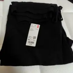 【新品•未使用】ユニクロ　ウォッシャブルニットリブパンツ