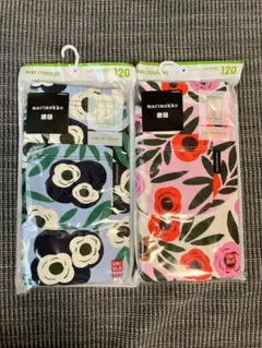新品未使用　UNIQLO ✕ marimekko　レギンス2枚セット　120