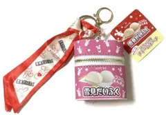 雪見だいふく【スカーフ付チャームポーチ】ピンク