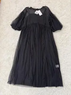 ヤマダヤ vin Ample カットワーク刺繍レースワンピース 新品タグ付き