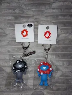 関西万博ミャクミャク　黒 ノーマル　キーホルダー 2個セット