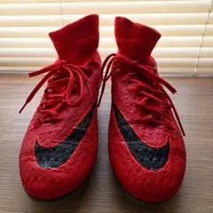 NIKE Hypervenom サッカースパイク レッド - メルカリ