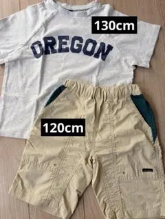キッズ服 coca・ブランシェス　Tシャツ ハーフパンツ 130cm