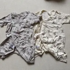 ベビーコンビ肌着 2枚セット クマ柄