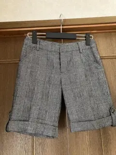 チェック柄ショートパンツ