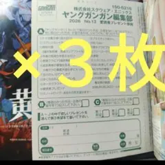 ヤングガンガン 福井梨莉華 サインチェキ 直筆サイン 応募ハガキ 応募