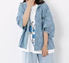 ニコアンドメイクスタッフ26ラグランワンピースしもさんプロデュース