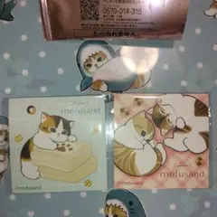 mofusand 猫ステッカー2枚セット