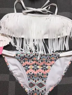 【値下げ】新品！激安フリンジバンドゥ水着