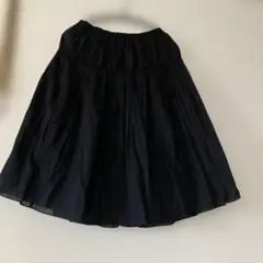 fabiane roux コットンフレアスカート　ブラックのサムネイル