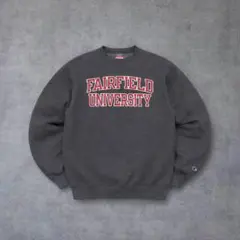 00sチャンピオンスウェット トレーナーFairfieldカレッジプルオーバーM