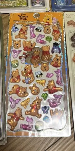 プーさん プチドロップステッカー