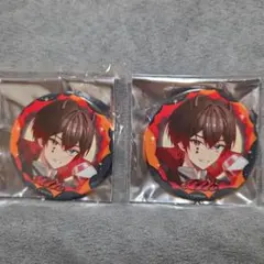 AMPTAKxCOLORS あっと缶バッジ 2種セット - メルカリ