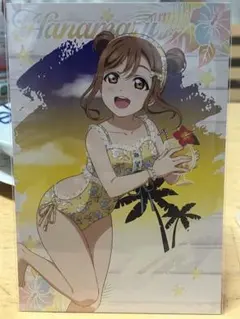 花丸　沼津　浦の星女学院キッチンカー　ポストカード　サマースペシャルドリンク