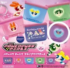パワーパフガールズ　マチ付きクリアポーチ