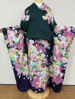 23）送料込み 振袖 8点まとめてバラ売り不可 着物着用可能〜汚れあり