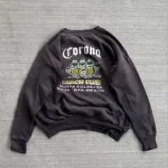 80s 90s corona 企業 スウェット　ラグラン　vintage ビール