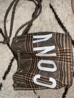 チェック柄CONVERSEショルダーバッグ