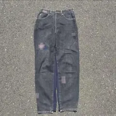 vintage y2k ドッキングデニム　ドッキングパンツ　スウェットパンツ