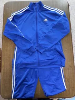 adidas 青 セットアップ